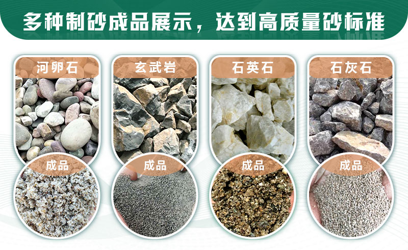 什么樣的石頭適合制砂？制沙生產線如何配置？